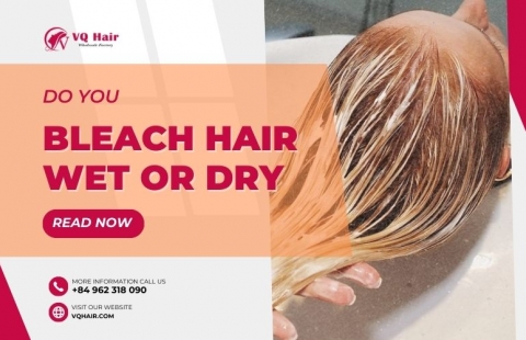 Do you bleach hair wet or dry? - Complete guide